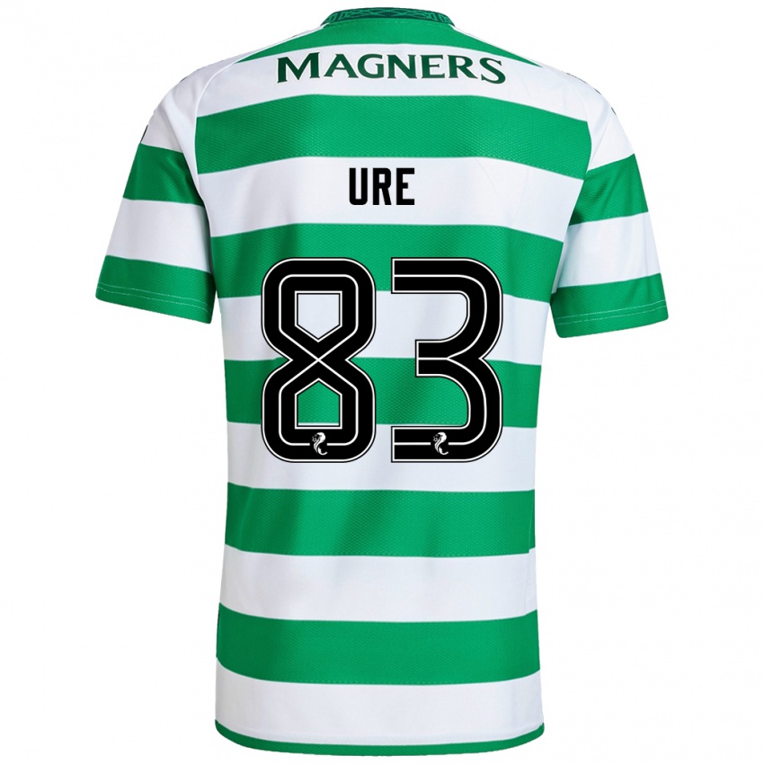 Kinderen Kyle Ure #83 Groen Wit Thuisshirt Thuistenue 2024/25 T-Shirt