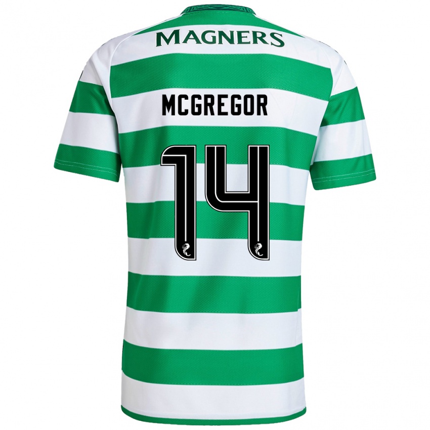 Kinderen Shannon Mcgregor #14 Groen Wit Thuisshirt Thuistenue 2024/25 T-Shirt