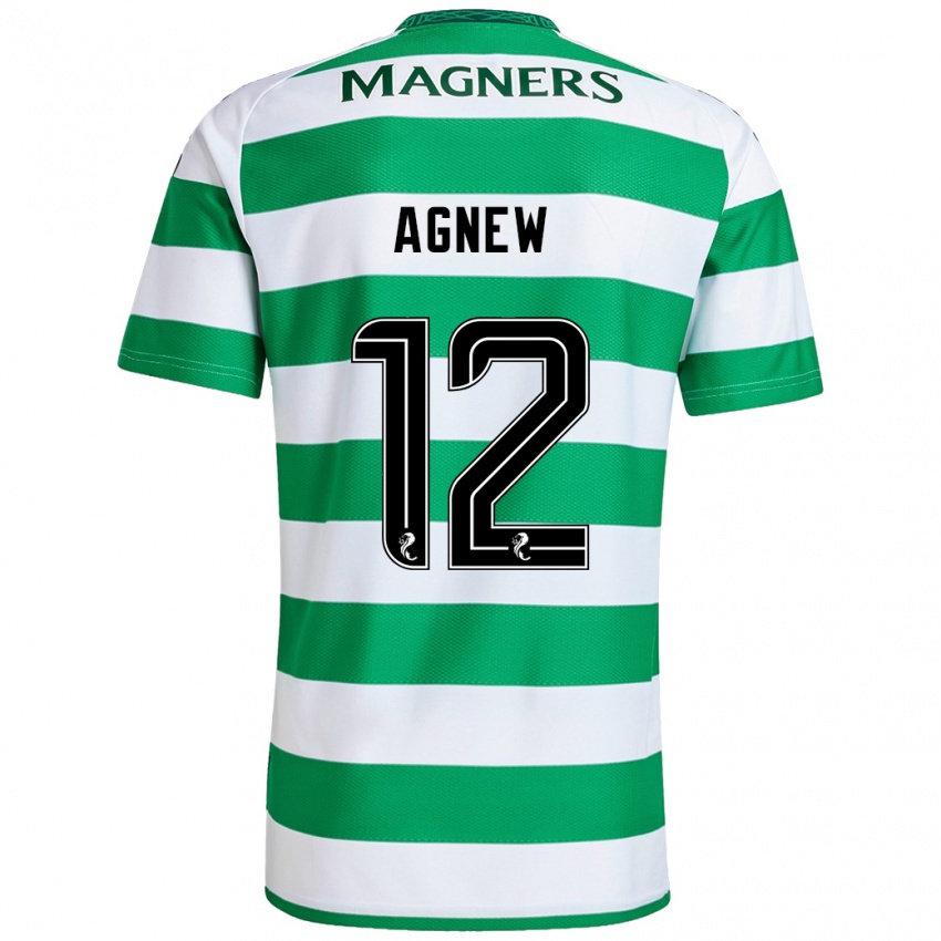 Kinderen Murphy Agnew #12 Groen Wit Thuisshirt Thuistenue 2024/25 T-Shirt