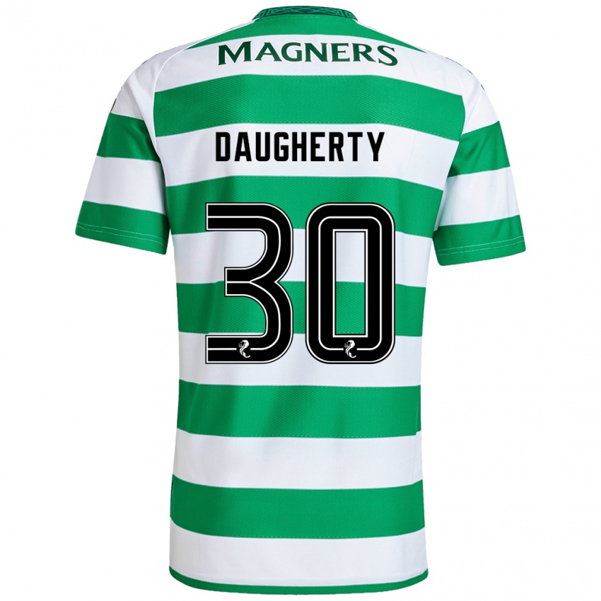 Kinderen Kelsey Daugherty #30 Groen Wit Thuisshirt Thuistenue 2024/25 T-Shirt