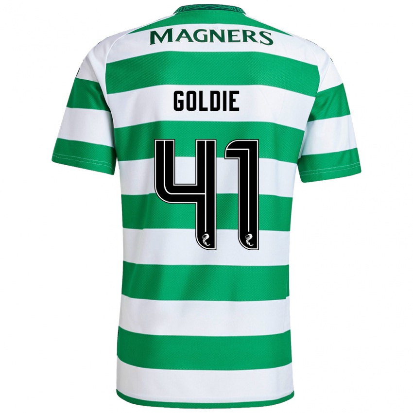 Kinderen Clare Goldie #41 Groen Wit Thuisshirt Thuistenue 2024/25 T-Shirt