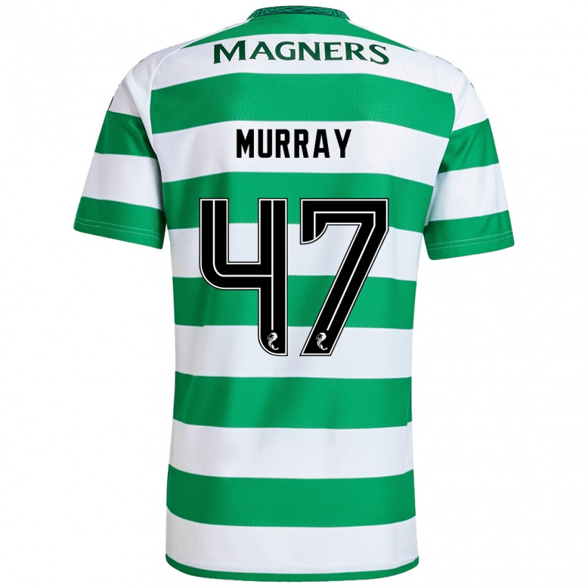 Kinderen Dane Murray #47 Groen Wit Thuisshirt Thuistenue 2024/25 T-Shirt