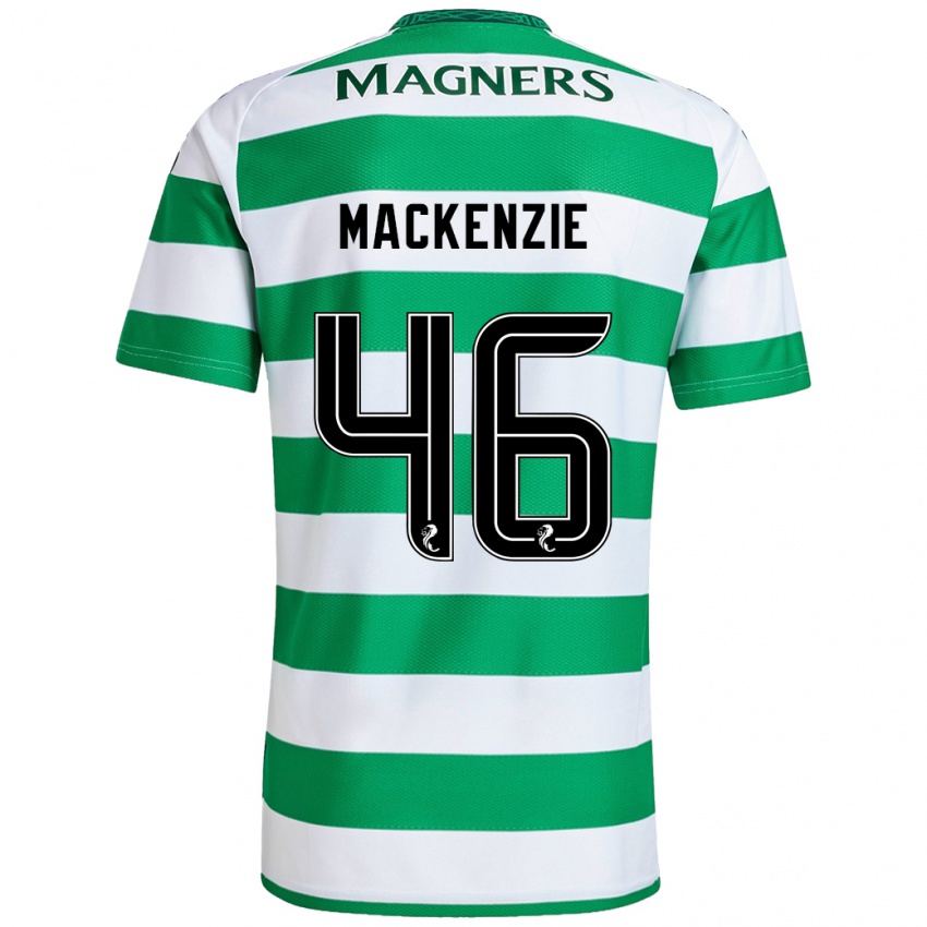 Kinderen Magnus Mackenzie #46 Groen Wit Thuisshirt Thuistenue 2024/25 T-Shirt