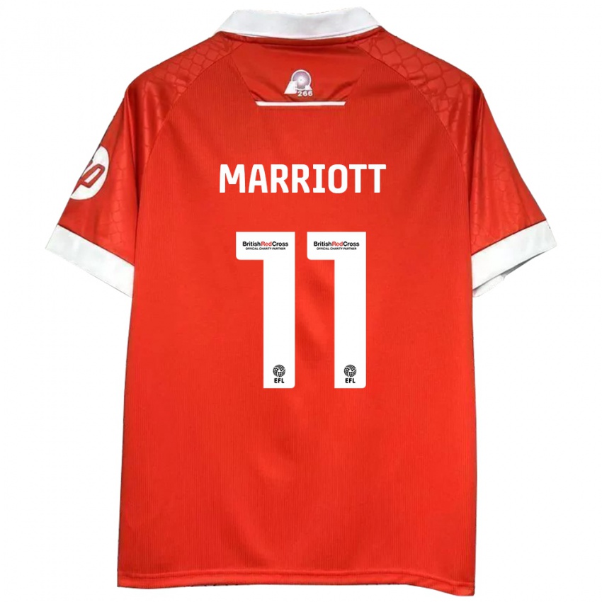 Kinderen Jack Marriott #11 Rood Wit Thuisshirt Thuistenue 2024/25 T-Shirt