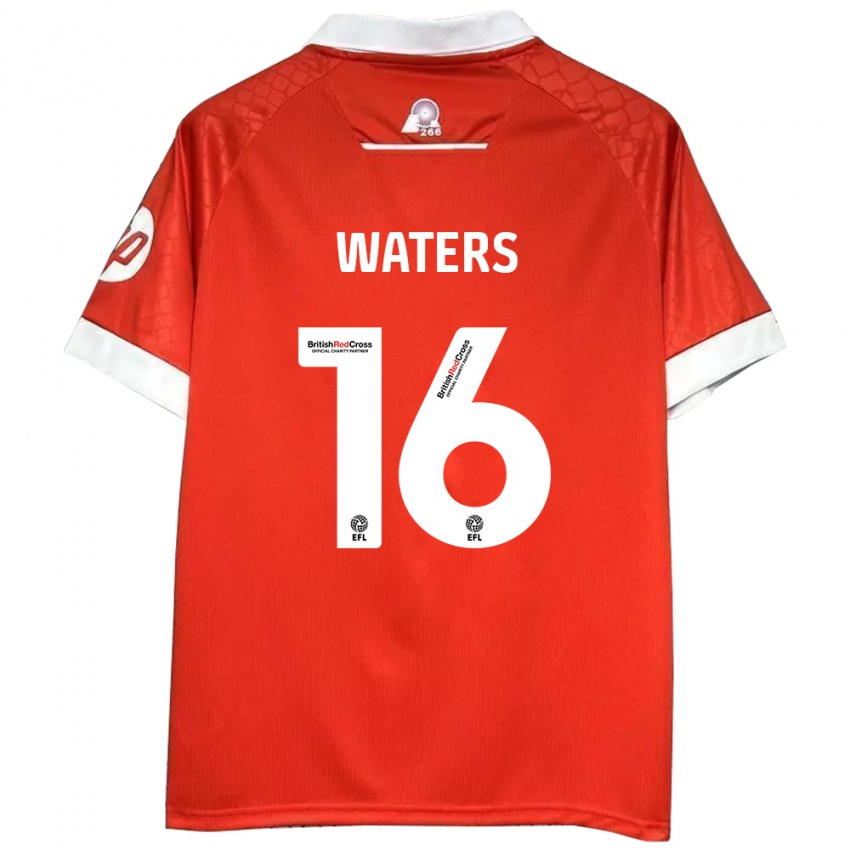 Kinderen Billy Waters #16 Rood Wit Thuisshirt Thuistenue 2024/25 T-Shirt