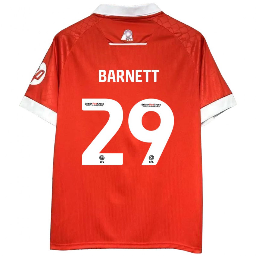 Kinderen Ryan Barnett #29 Rood Wit Thuisshirt Thuistenue 2024/25 T-Shirt