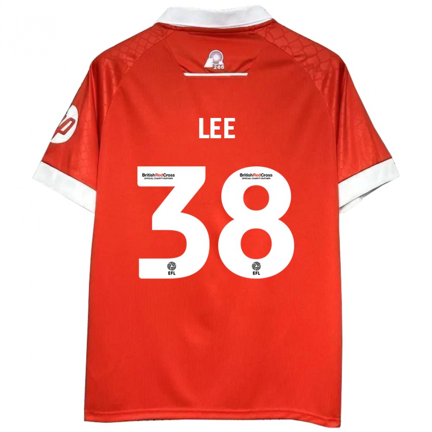 Kinderen Elliot Lee #38 Rood Wit Thuisshirt Thuistenue 2024/25 T-Shirt