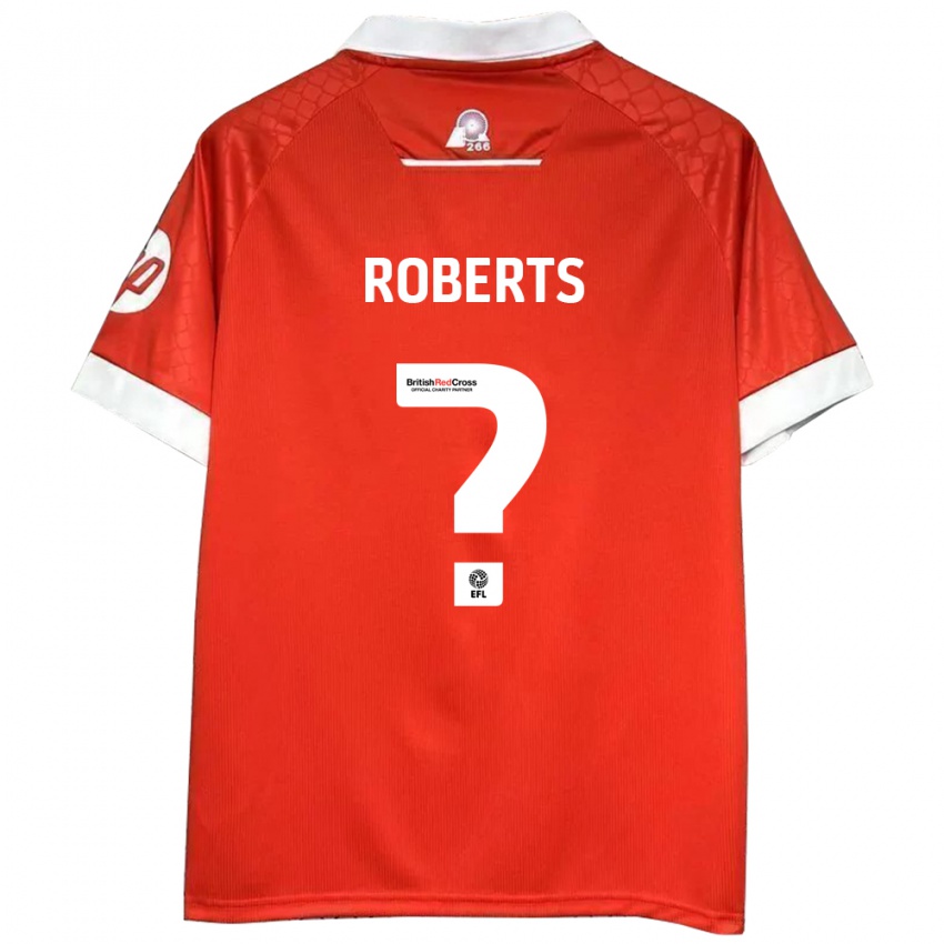 Kinderen Hari Roberts #0 Rood Wit Thuisshirt Thuistenue 2024/25 T-Shirt