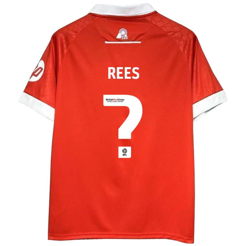 Kinderen Joe Rees #0 Rood Wit Thuisshirt Thuistenue 2024/25 T-Shirt