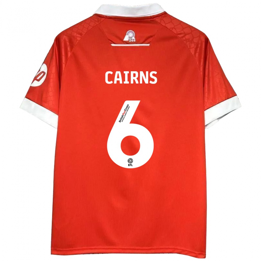 Kinderen Brooke Cairns #6 Rood Wit Thuisshirt Thuistenue 2024/25 T-Shirt