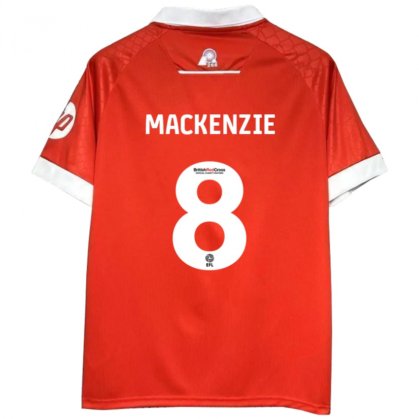 Kinderen Libby Mackenzie #8 Rood Wit Thuisshirt Thuistenue 2024/25 T-Shirt