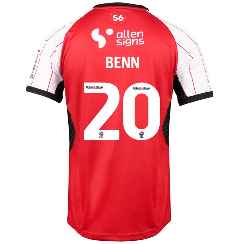 Kinderen Jay Benn #20 Wit Thuisshirt Thuistenue 2024/25 T-Shirt