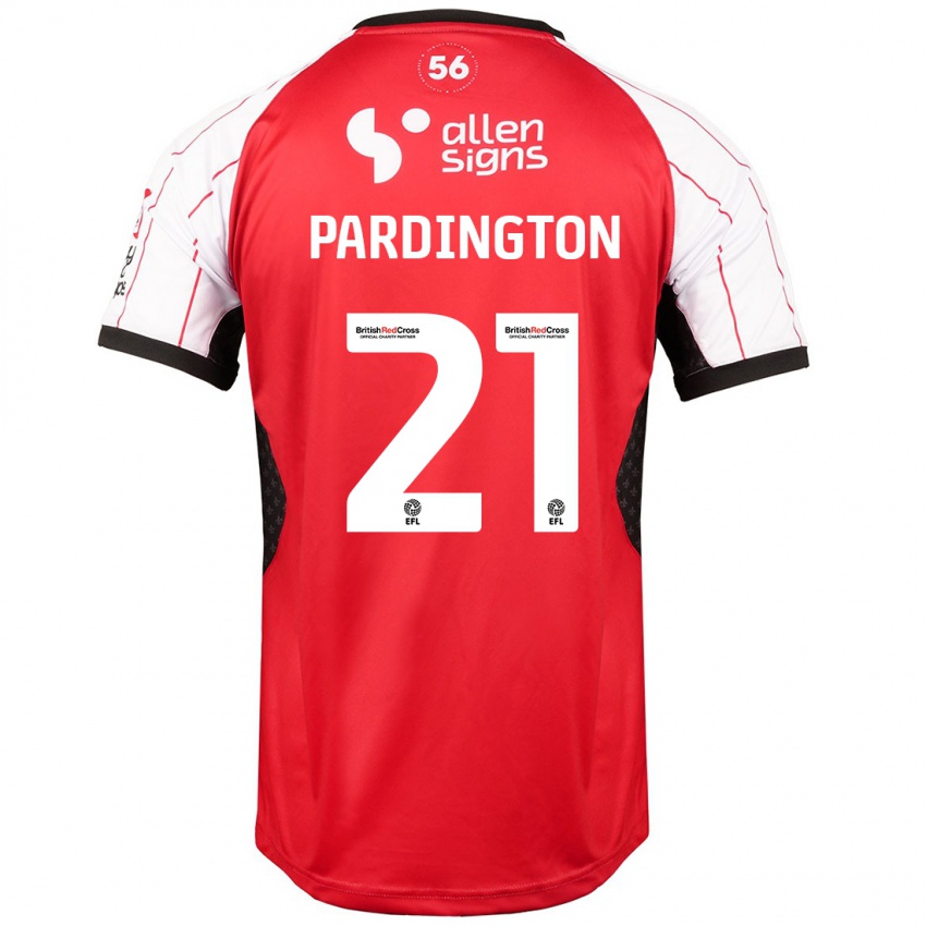 Kinderen Jamie Pardington #21 Wit Thuisshirt Thuistenue 2024/25 T-Shirt