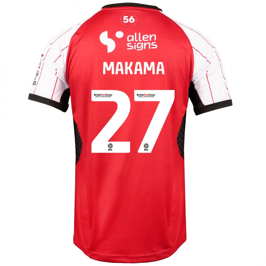 Kinderen Jovon Makama #27 Wit Thuisshirt Thuistenue 2024/25 T-Shirt