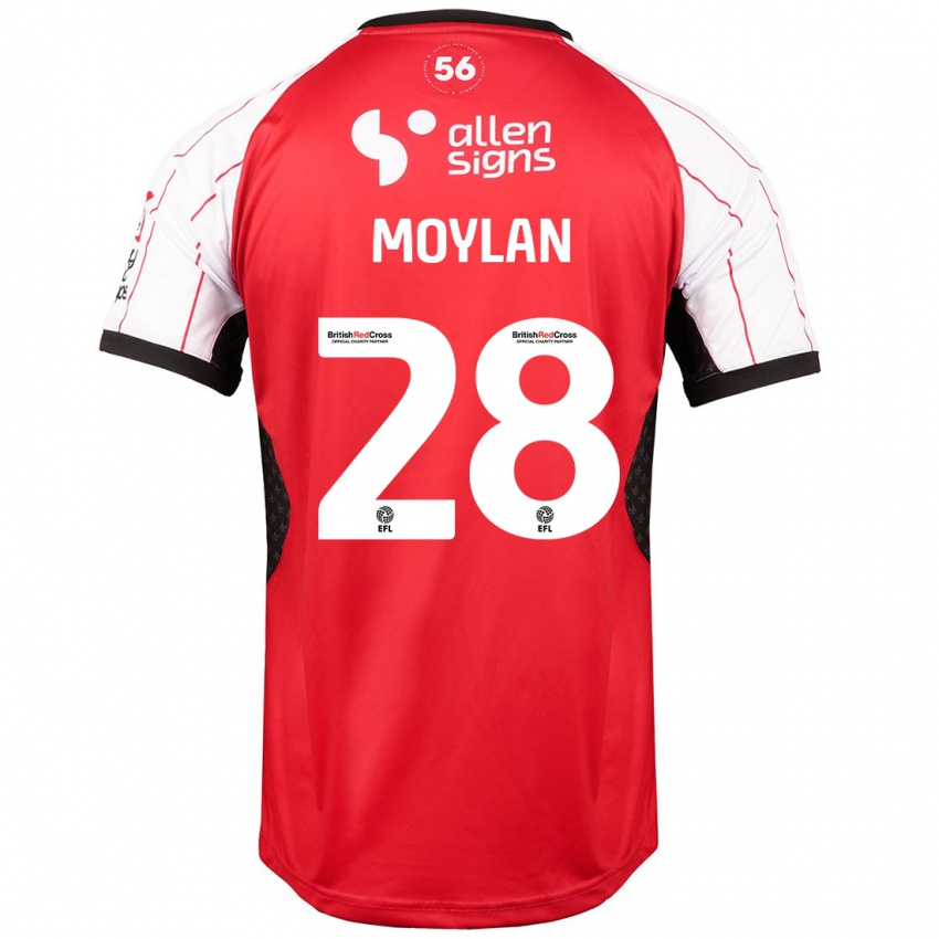 Kinderen Jack Moylan #28 Wit Thuisshirt Thuistenue 2024/25 T-Shirt