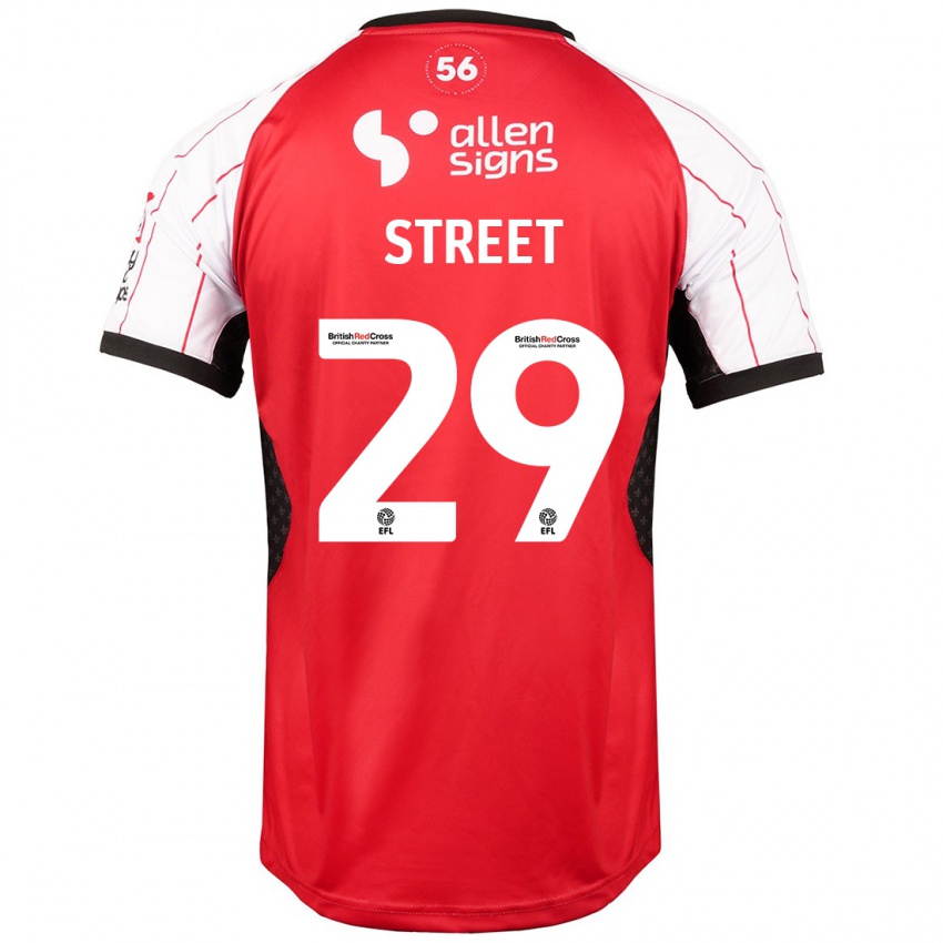 Kinderen Robert Street #29 Wit Thuisshirt Thuistenue 2024/25 T-Shirt