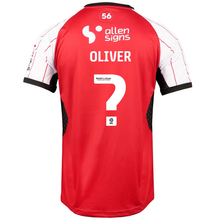 Kinderen Denny Oliver #0 Wit Thuisshirt Thuistenue 2024/25 T-Shirt