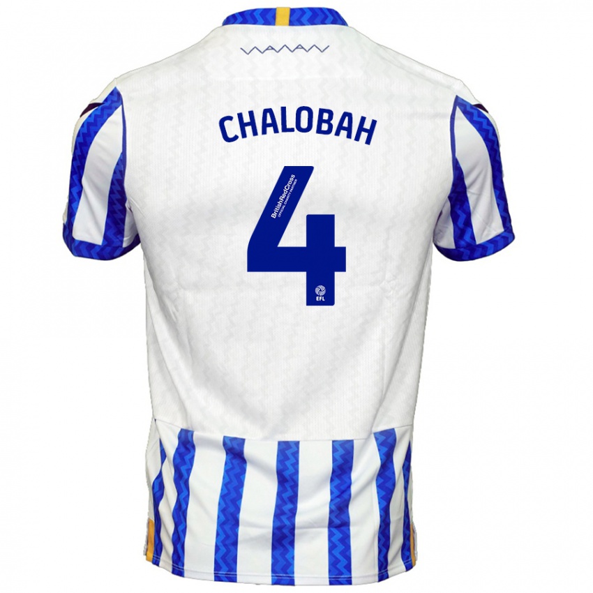 Kinderen Nathaniel Chalobah #4 Blauw Wit Thuisshirt Thuistenue 2024/25 T-Shirt