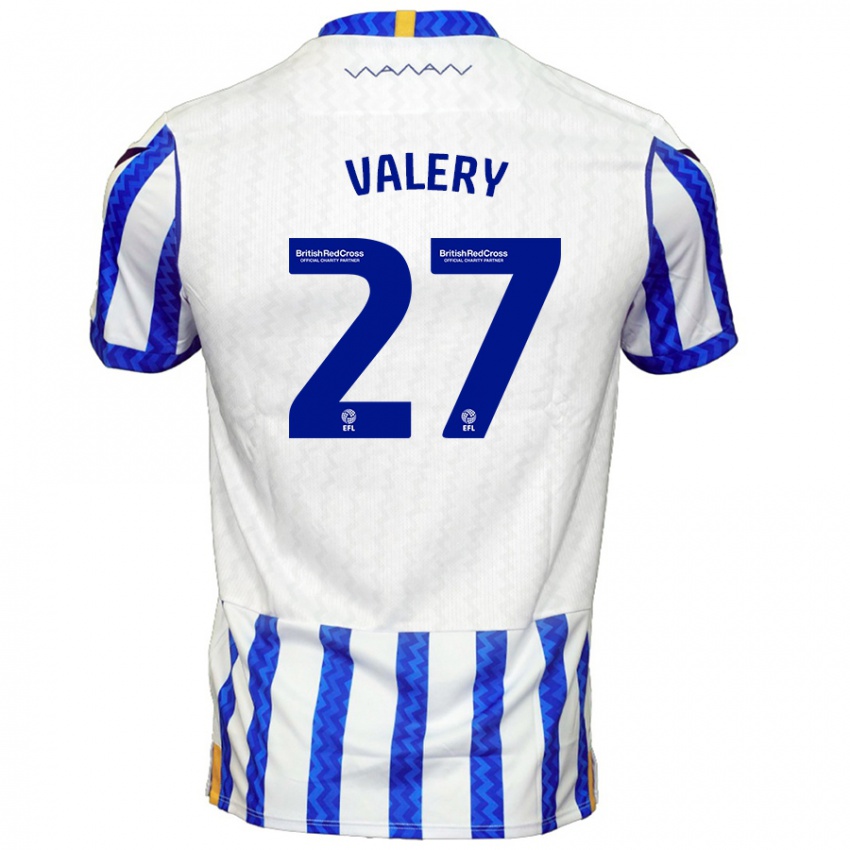 Kinderen Yan Valery #27 Blauw Wit Thuisshirt Thuistenue 2024/25 T-Shirt