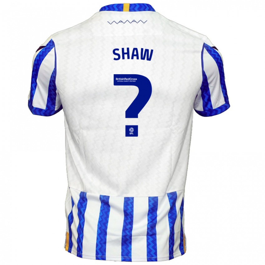 Kinderen Ari-Jae Shaw #0 Blauw Wit Thuisshirt Thuistenue 2024/25 T-Shirt