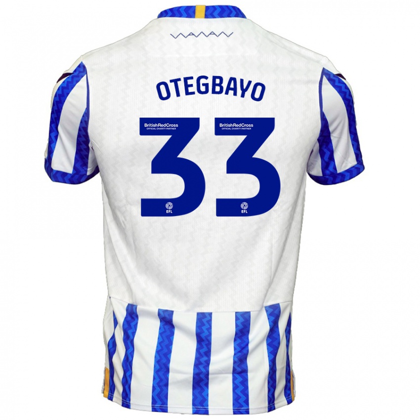 Kinderen Gabriel Otegbayo #33 Blauw Wit Thuisshirt Thuistenue 2024/25 T-Shirt