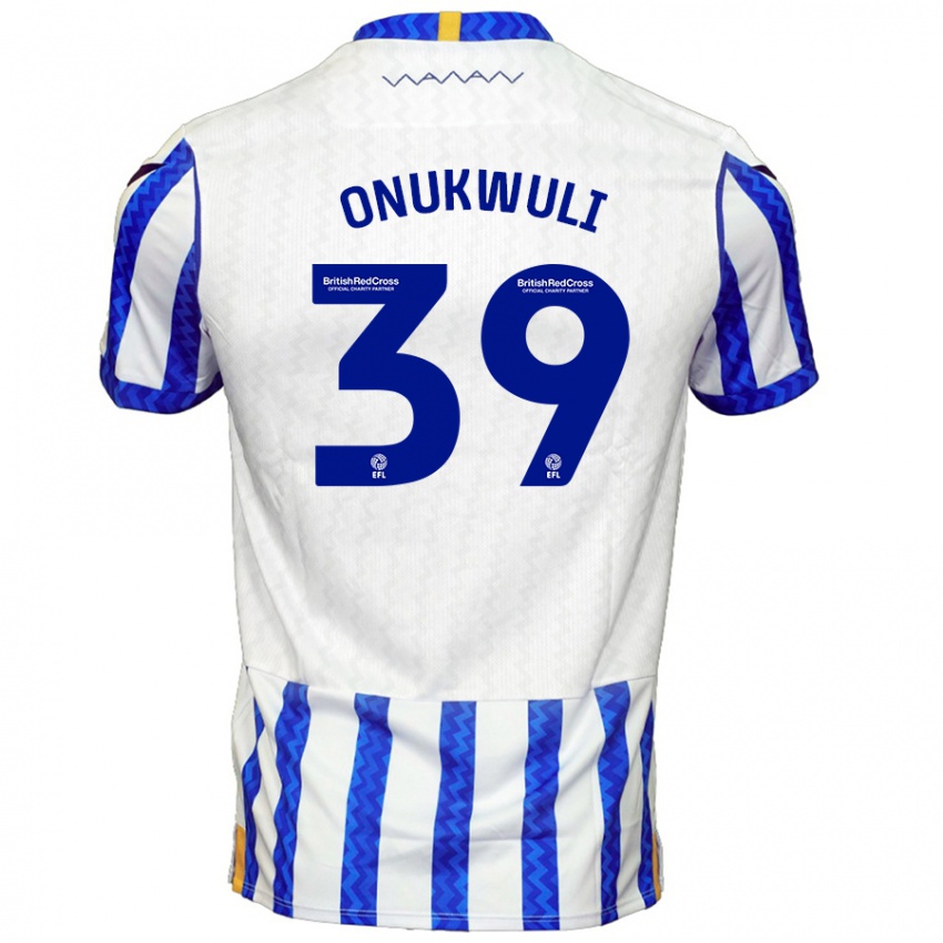 Kinderen Favour Onukwuli #39 Blauw Wit Thuisshirt Thuistenue 2024/25 T-Shirt