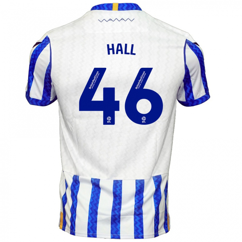 Kinderen Jack Hall #46 Blauw Wit Thuisshirt Thuistenue 2024/25 T-Shirt