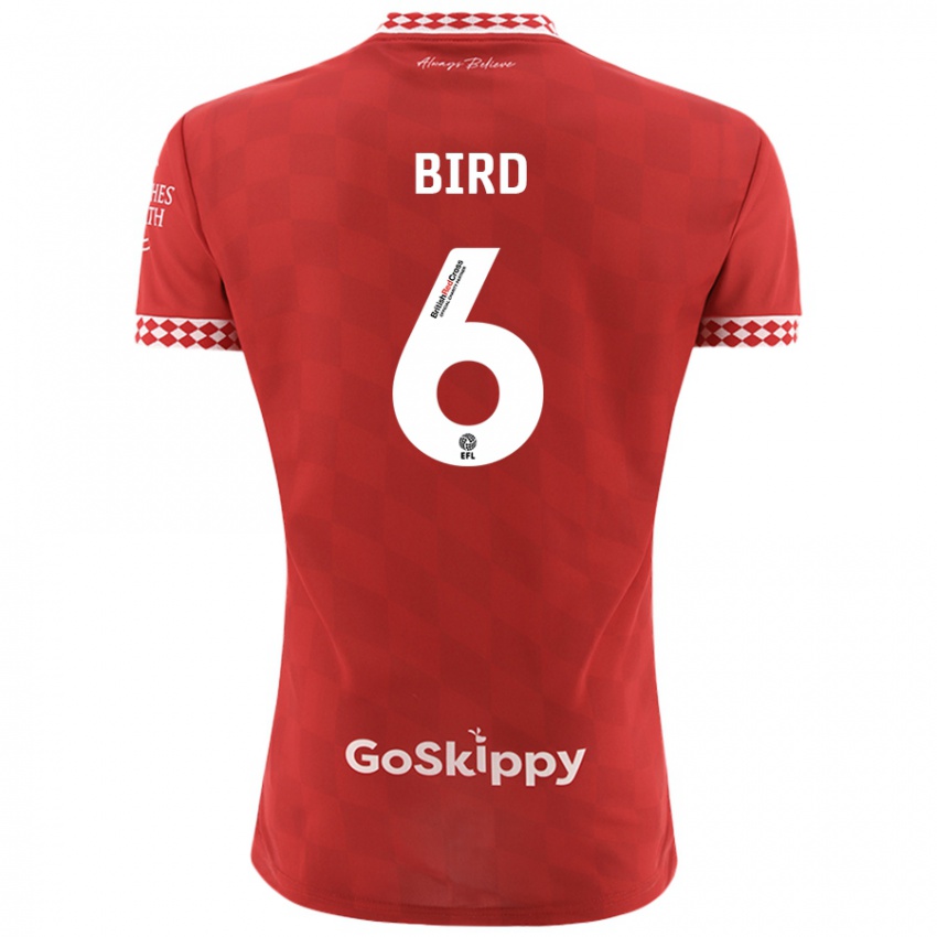 Kinderen Max Bird #6 Rood Thuisshirt Thuistenue 2024/25 T-Shirt