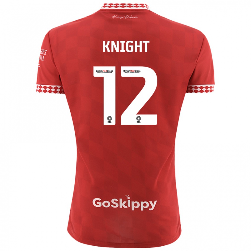 Kinderen Jason Knight #12 Rood Thuisshirt Thuistenue 2024/25 T-Shirt