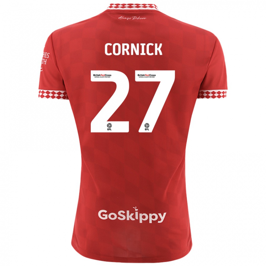 Kinderen Harry Cornick #27 Rood Thuisshirt Thuistenue 2024/25 T-Shirt