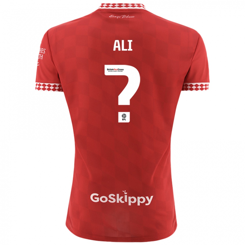 Kinderen Zack Ali #0 Rood Thuisshirt Thuistenue 2024/25 T-Shirt