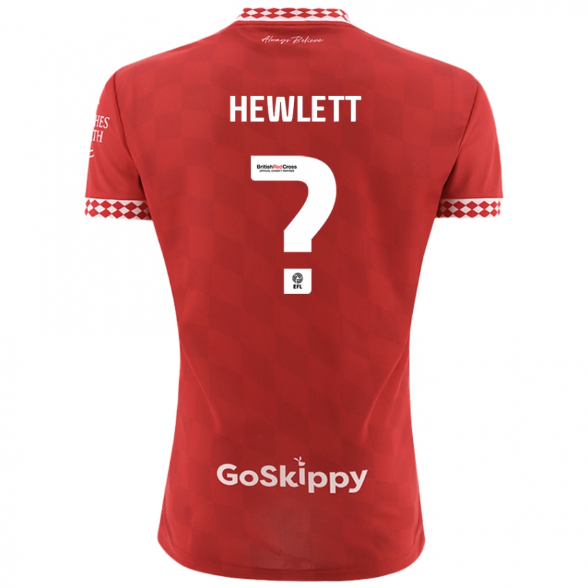 Kinderen Callum Hewlett #0 Rood Thuisshirt Thuistenue 2024/25 T-Shirt