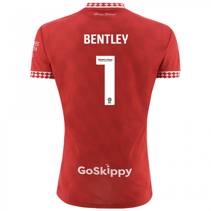 Kinderen Fran Bentley #1 Rood Thuisshirt Thuistenue 2024/25 T-Shirt