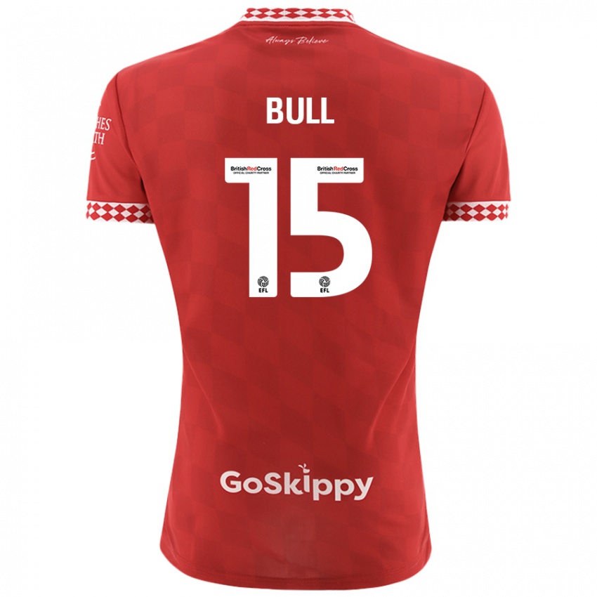 Kinderen Jasmine Bull #15 Rood Thuisshirt Thuistenue 2024/25 T-Shirt