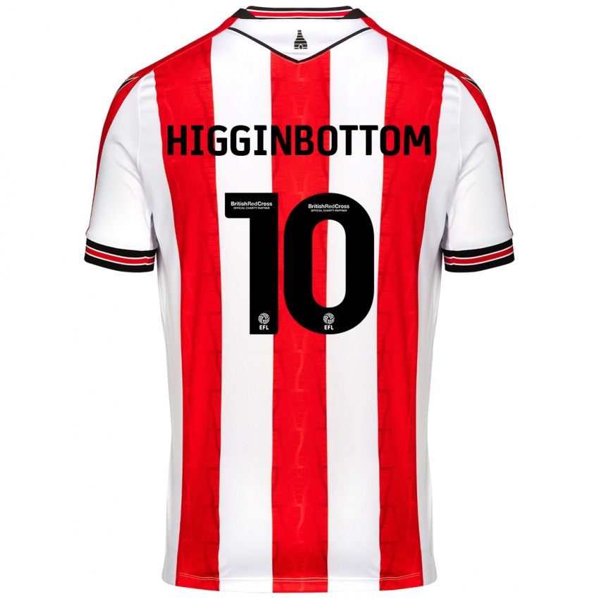 Kinderen Alice Higginbottom #10 Rood Wit Thuisshirt Thuistenue 2024/25 T-Shirt