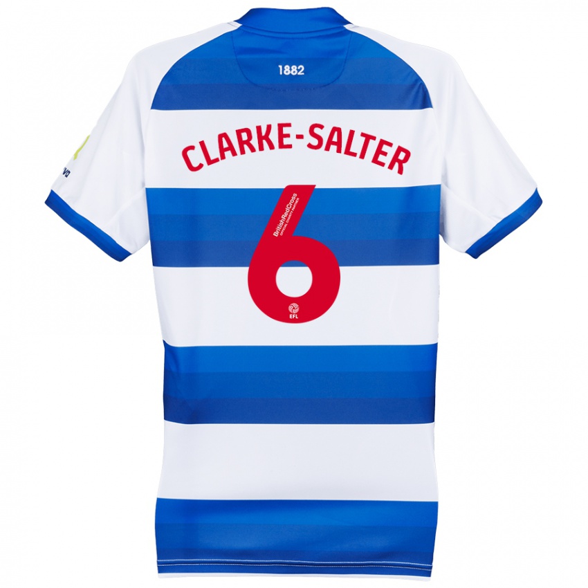 Kinderen Jake Clarke-Salter #6 Wit Blauw Thuisshirt Thuistenue 2024/25 T-Shirt