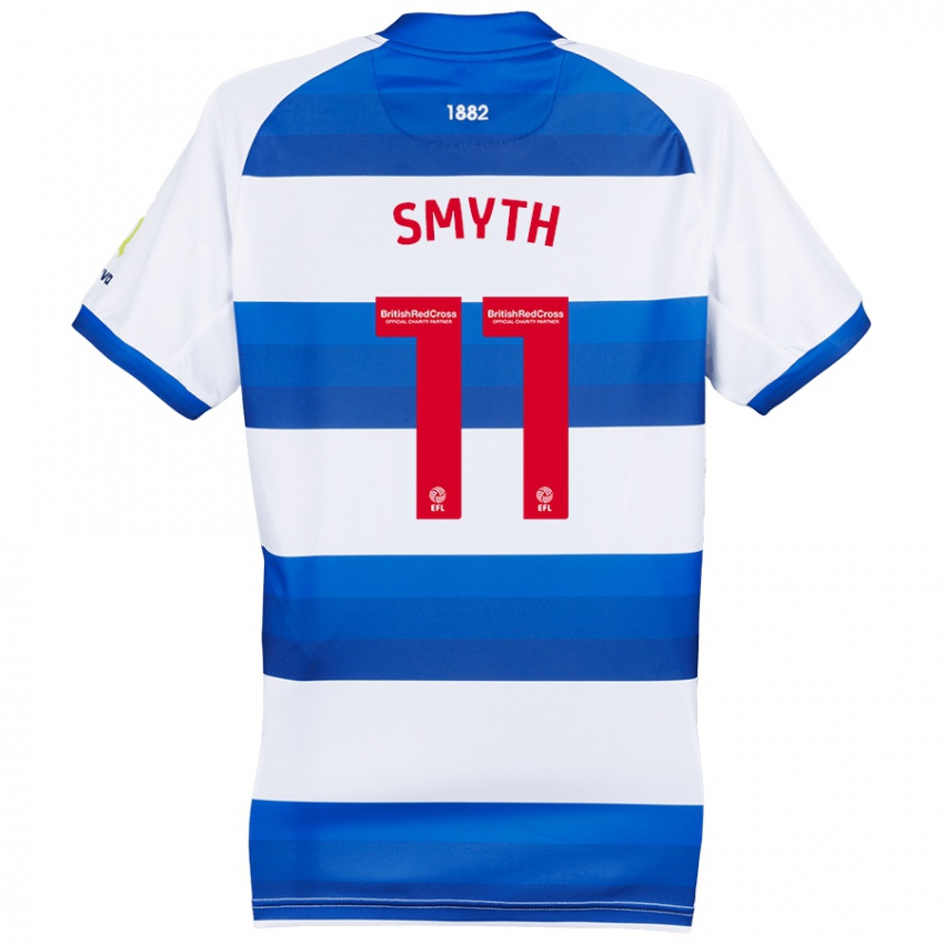 Kinderen Paul Smyth #11 Wit Blauw Thuisshirt Thuistenue 2024/25 T-Shirt