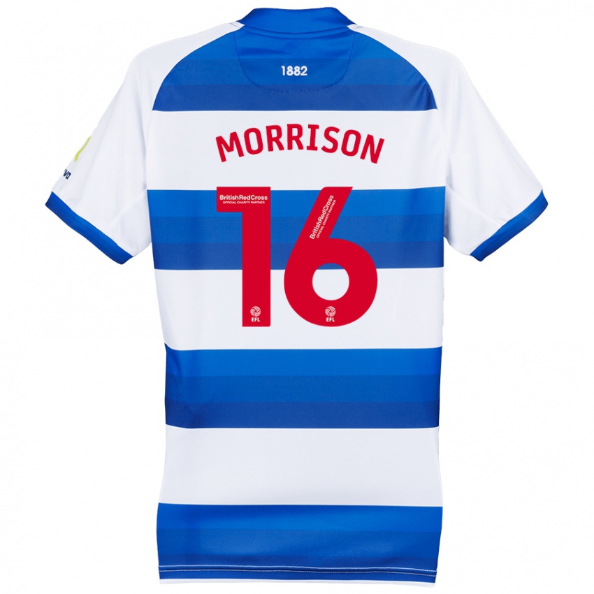 Kinderen Liam Morrison #16 Wit Blauw Thuisshirt Thuistenue 2024/25 T-Shirt