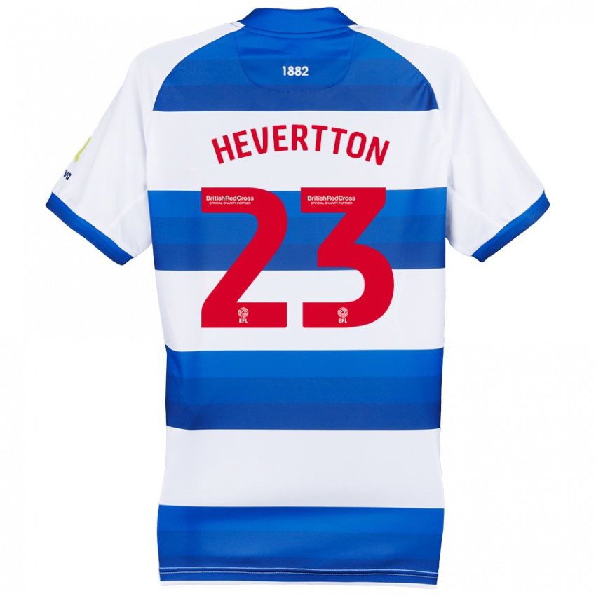 Kinderen Hevertton #23 Wit Blauw Thuisshirt Thuistenue 2024/25 T-Shirt