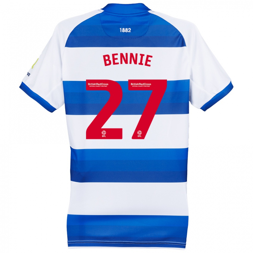 Kinderen Daniel Bennie #27 Wit Blauw Thuisshirt Thuistenue 2024/25 T-Shirt