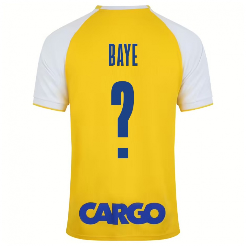 Kinderen Orel Baye #0 Geel Wit Thuisshirt Thuistenue 2024/25 T-Shirt