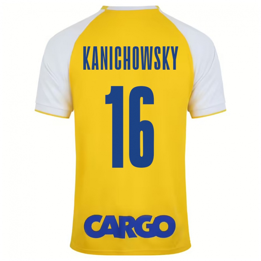 Kinderen Gabi Kanichowsky #16 Geel Wit Thuisshirt Thuistenue 2024/25 T-Shirt