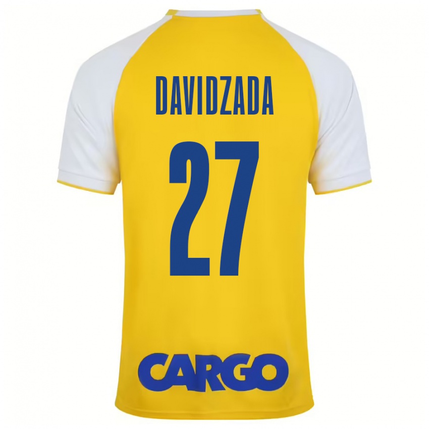 Kinderen Ofir Davidzada #27 Geel Wit Thuisshirt Thuistenue 2024/25 T-Shirt