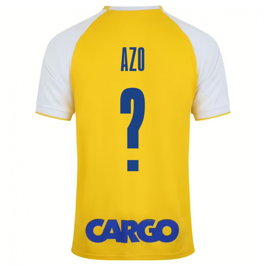 Kinderen Ori Azo #0 Geel Wit Thuisshirt Thuistenue 2024/25 T-Shirt