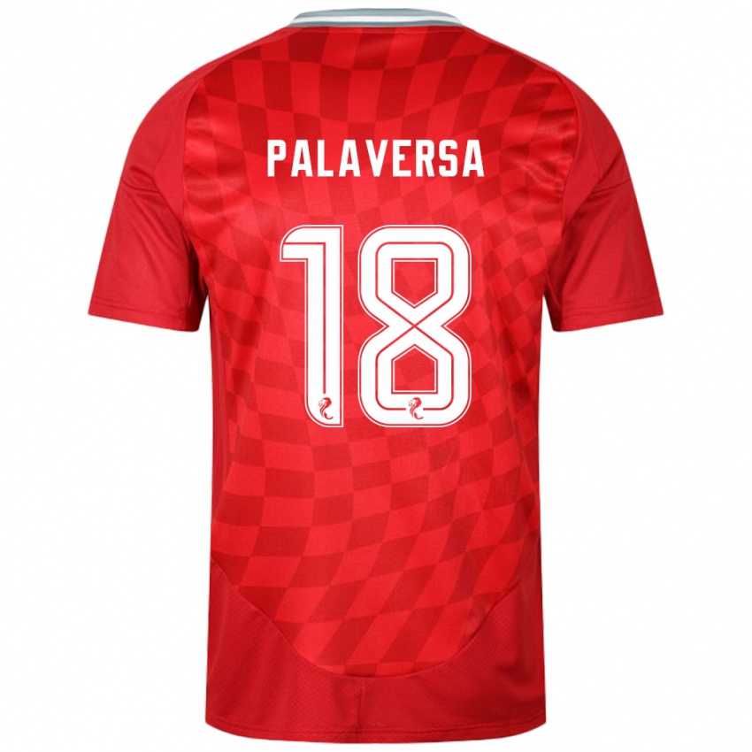 Kinderen Ante Palaversa #18 Rood Thuisshirt Thuistenue 2024/25 T-Shirt