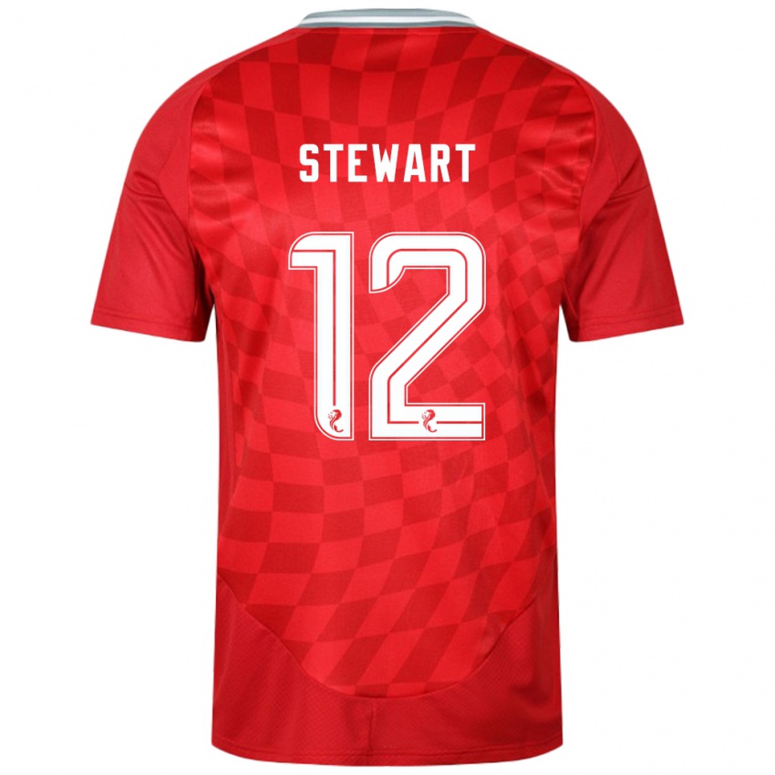 Kinderen Hannah Stewart #12 Rood Thuisshirt Thuistenue 2024/25 T-Shirt