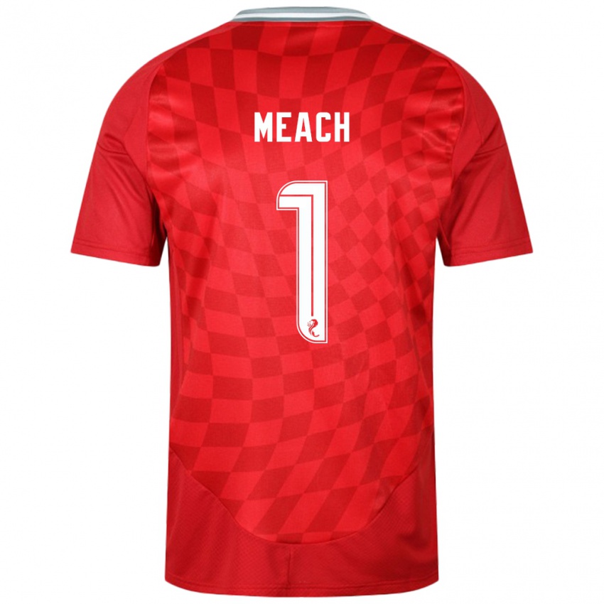 Kinderen Aaliyah-Jay Meach #1 Rood Thuisshirt Thuistenue 2024/25 T-Shirt