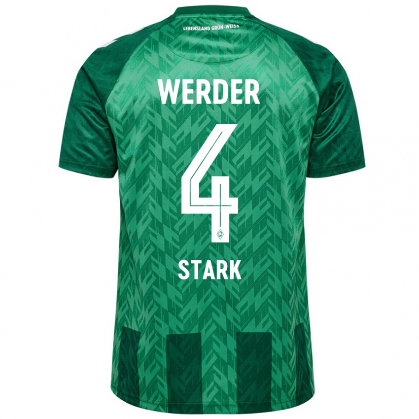 Kinderen Niklas Stark #4 Groen Thuisshirt Thuistenue 2024/25 T-Shirt