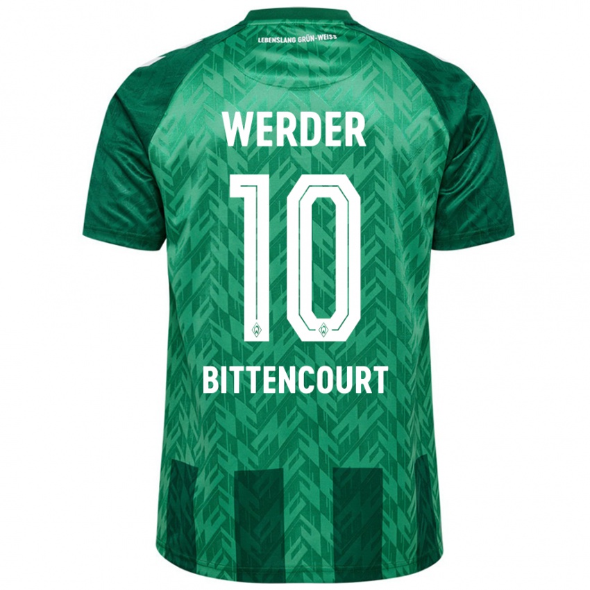 Kinderen Leonardo Bittencourt #10 Groen Thuisshirt Thuistenue 2024/25 T-Shirt