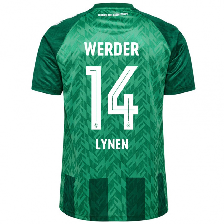 Kinderen Senne Lynen #14 Groen Thuisshirt Thuistenue 2024/25 T-Shirt